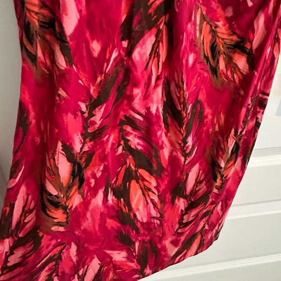 J Jill Stretch Wrap Dress Red pink Size S - Picture 5 of 11